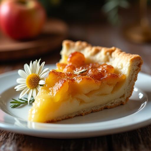 カモミールと林檎のタルト